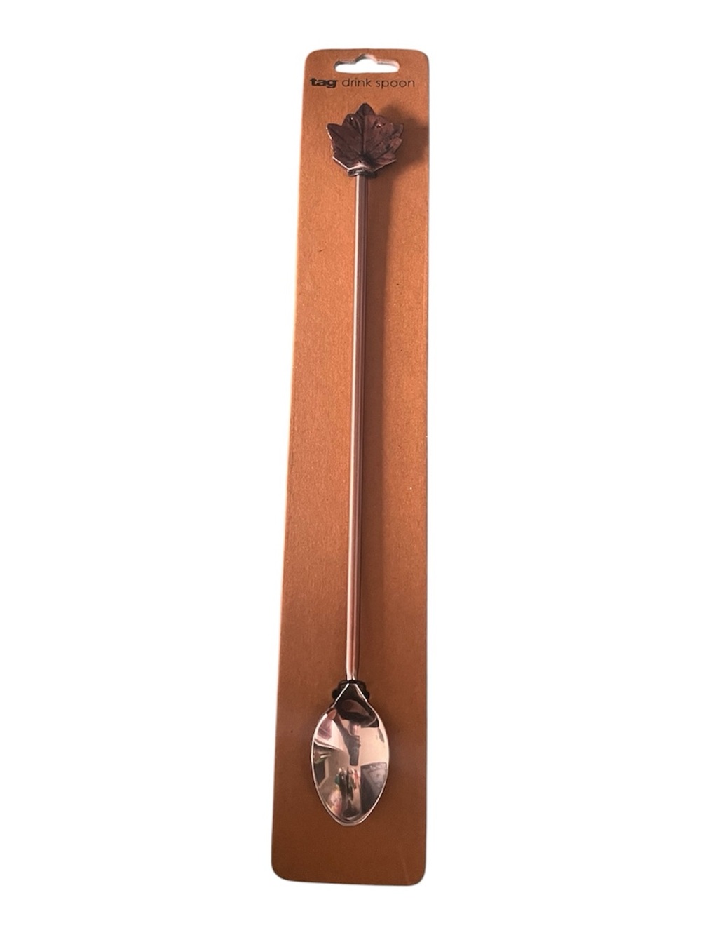 Tag Copper Maple Leaf Stirring Spoon - Women Accessories
